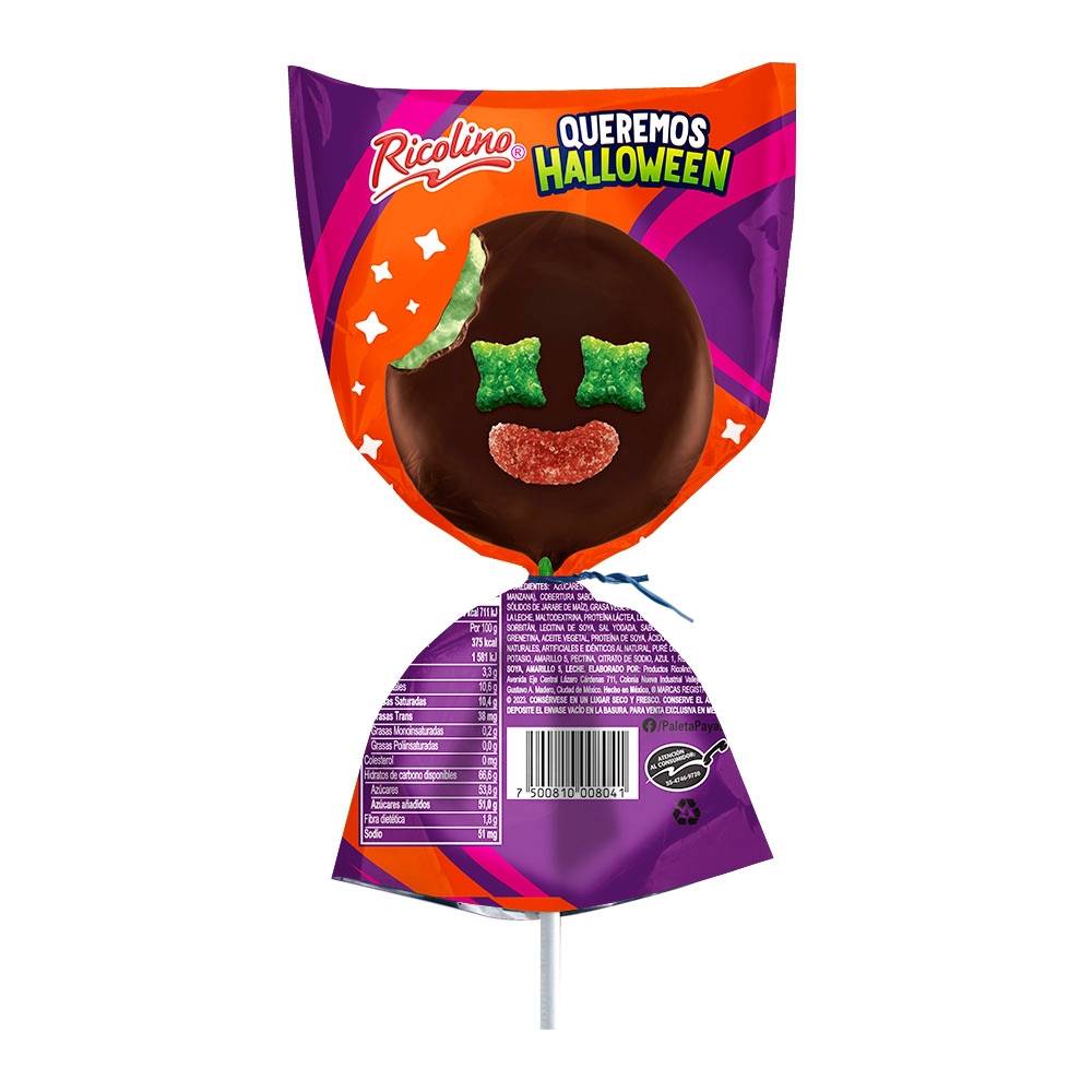Paleta Payaso Halloween 10ct