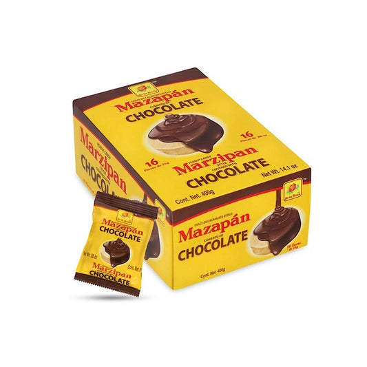 Mazapán con chocolate 16ct