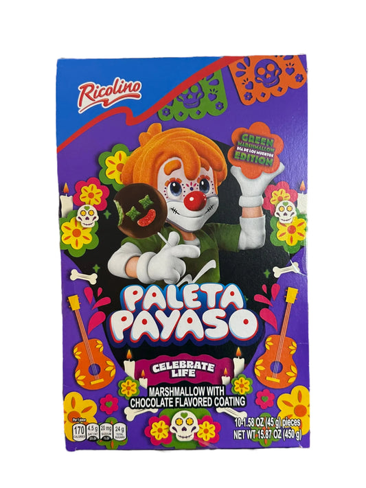 Paleta Payaso Halloween 10ct