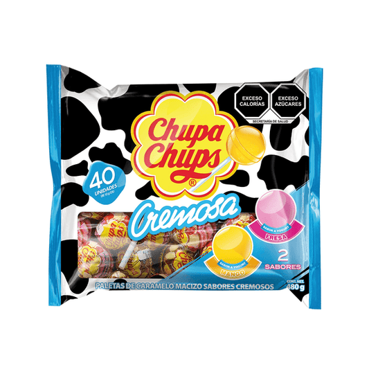 Chupa Chups Cremosa Blue 40ct